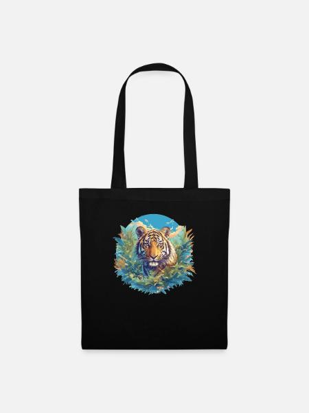 Sumatra-Tiger - Stoffbeutel - Schwarz