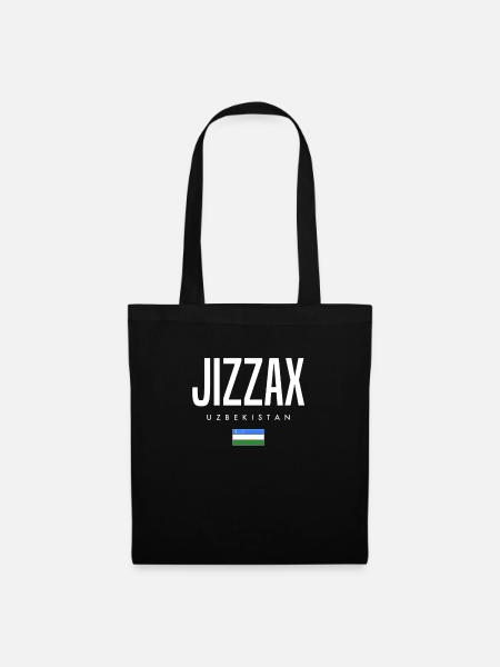 Jizzax Usbekistan - Stoffbeutel - Schwarz
