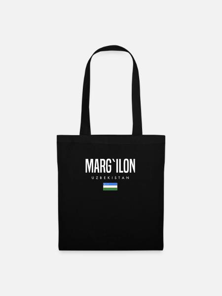 Marg'ilon Usbekistan - Stoffbeutel - Schwarz