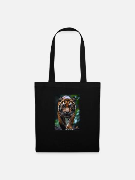 Sumatra-Tiger - Stoffbeutel - Schwarz