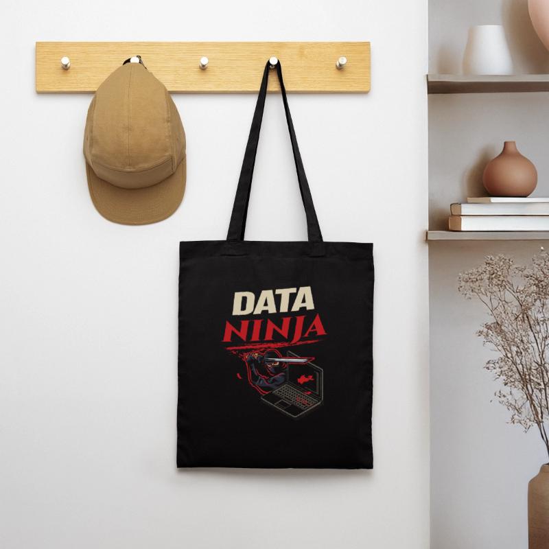 Data Ninja computer programming coder Sac en tissu