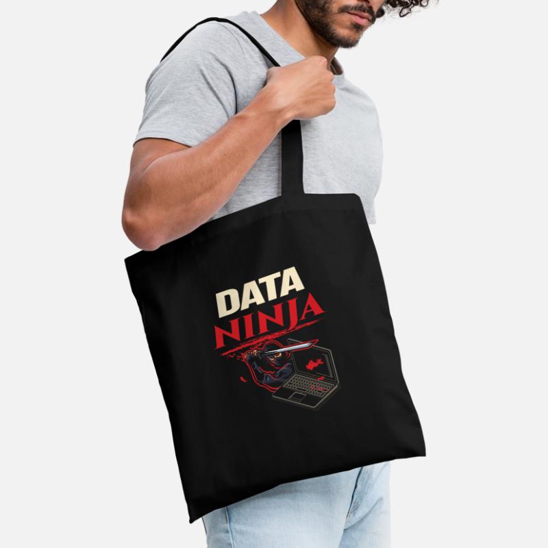 Data Ninja computer programming coder Sac en tissu