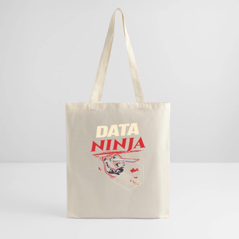 Data Ninja computer programming coder Stoffbeutel