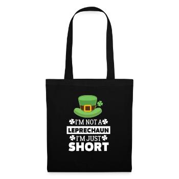 Cool, ich bin kein Kobold, ich bin nur kurz T-Shirt - Stoffbeutel - Schwarz - Vorne