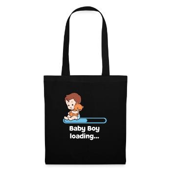 Bébé Bébé Ventre Grossesse Parent Enceinte - Sac en tissu - noir - Devant