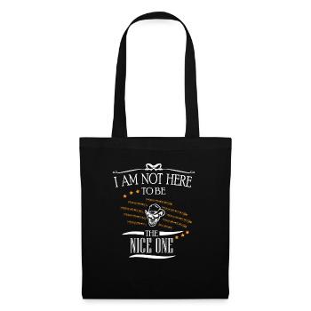 not nice nasty mean nasty annoyed dishonest - Tote Bag - black - Front