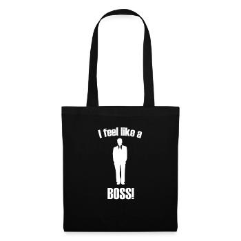 "I feel like a BOSS" - Tote Bag - black - Front