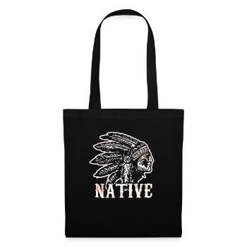 Native American Native History USA - Tote Bag - black - Front