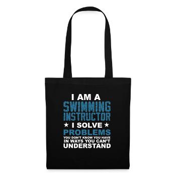 I am a swimming instructor .. - gift - Tote Bag - black - Front