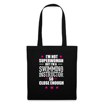 I am not a superwoman, but I am .. - gift - Tote Bag - black - Front