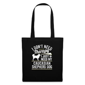 Caucasian Shepherd Dog Owner Cool Dog Gift Idea - Tote Bag - black - Front