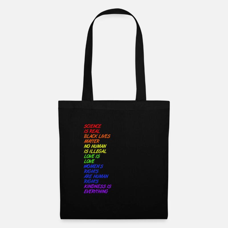 Science is real - LGBT - Tote Bag - black