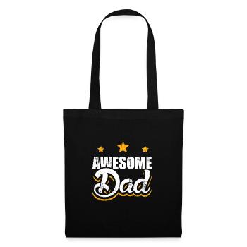 Awesome Dad Father's Day dad father gift - Tote Bag - black - Front