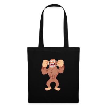 Bigfoot Sasquatch Yeti Shirt cadeau - Sac en tissu - noir - Devant