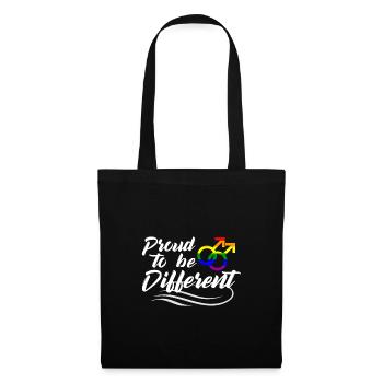 Proud to be different - Tote Bag - black - Front