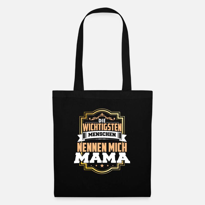 Call me mum - Tote Bag - black