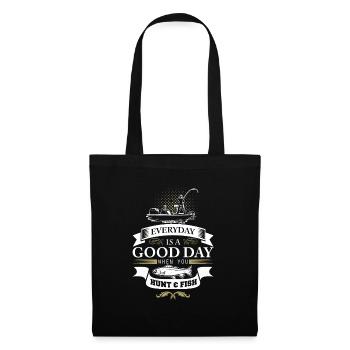 Hunt and fish! - Tote Bag - black - Front