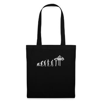Mécanicien mécatronique réparant un cadeau de voiture - Sac en tissu - noir - Devant