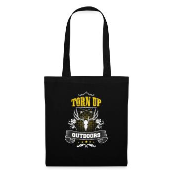 Torn up outdoors - Tote Bag - black - Front