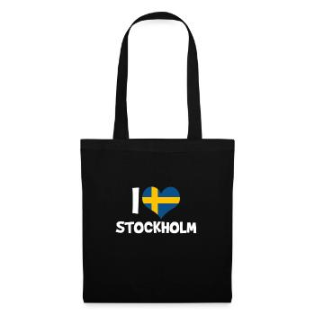 Stockholm - Sac en tissu - noir - Devant