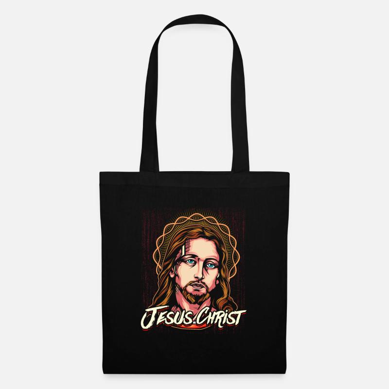 Jesus Christ Christus Christi - Stoffbeutel - Schwarz
