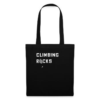 Climbing Rocks - Sac en tissu - noir - Devant