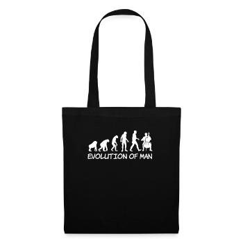 Evolution Cello Classical Music Instrument Music - Tote Bag - black - Front
