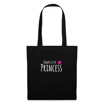 Daddy's little princess gift idea - Tote Bag - black - Front