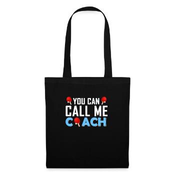 Coach Table Tennis Player Coach Gift - Tote Bag - black - Front