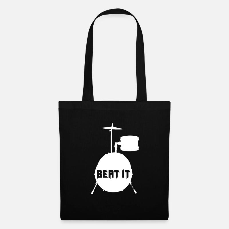 Gift drummer drummer drummer - Tote Bag - black