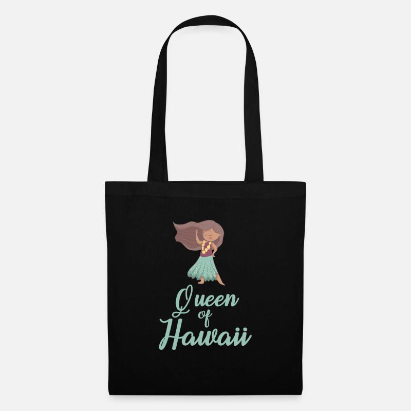 Königin von Hawaii - Stoffbeutel - Schwarz