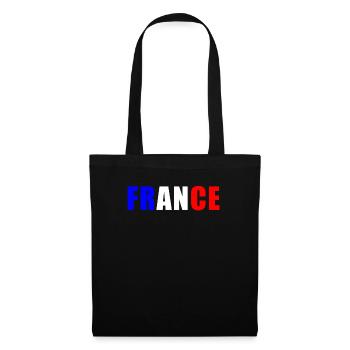 T-shirt France Soccer en jersey français - Sac en tissu - noir - Devant