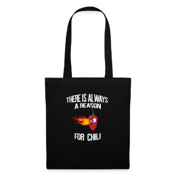 Raison chili toujours habanero cadeau idée cadeau - Sac en tissu - noir - Devant