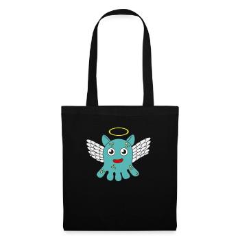 Das kleine aber entzückende Dumbo Octopus T-Shirt - Stoffbeutel - Schwarz - Vorne