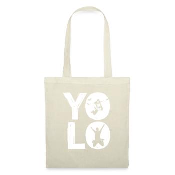 YOLO - Stoffbeutel - Natur - Vorne