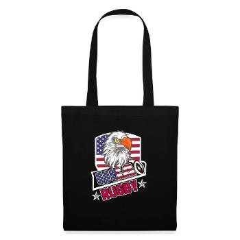 USA rugby football - Tote Bag - black - Front