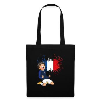 Maillot de football France France - Sac en tissu - noir - Devant