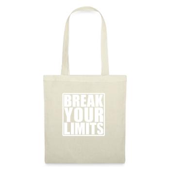 Break your Limits - Stoffbeutel - Natur - Vorne
