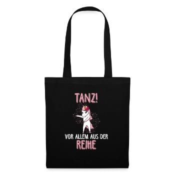 Unicorn unicorns dance especially out of line - Tote Bag - black - Front