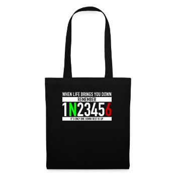 When Life Brings You Down 1N23456 - Tote Bag - black - Front