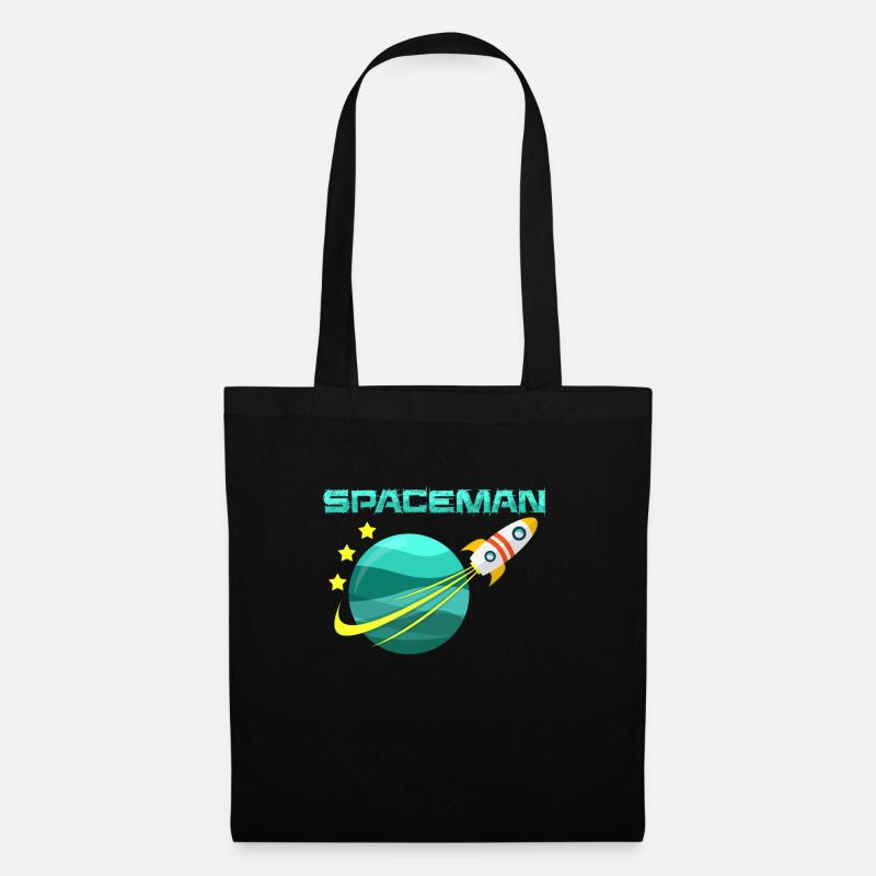 cosmonaute - Sac en tissu - noir