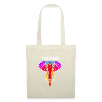techno elephant - Tote Bag - nature - Front