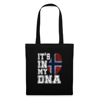 DNA Norway T-shirt - Sac en tissu - noir - Devant