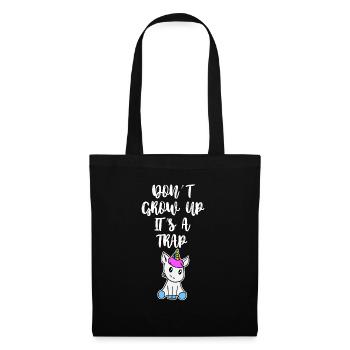 Don't grow up it'sa unicorn unicorn - Tote Bag - black - Front