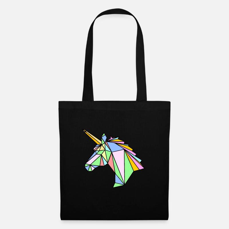 Unicorn Designs by AR - Stoffbeutel - Schwarz
