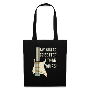 Guitares Rengaine - Sac en tissu - noir - Devant