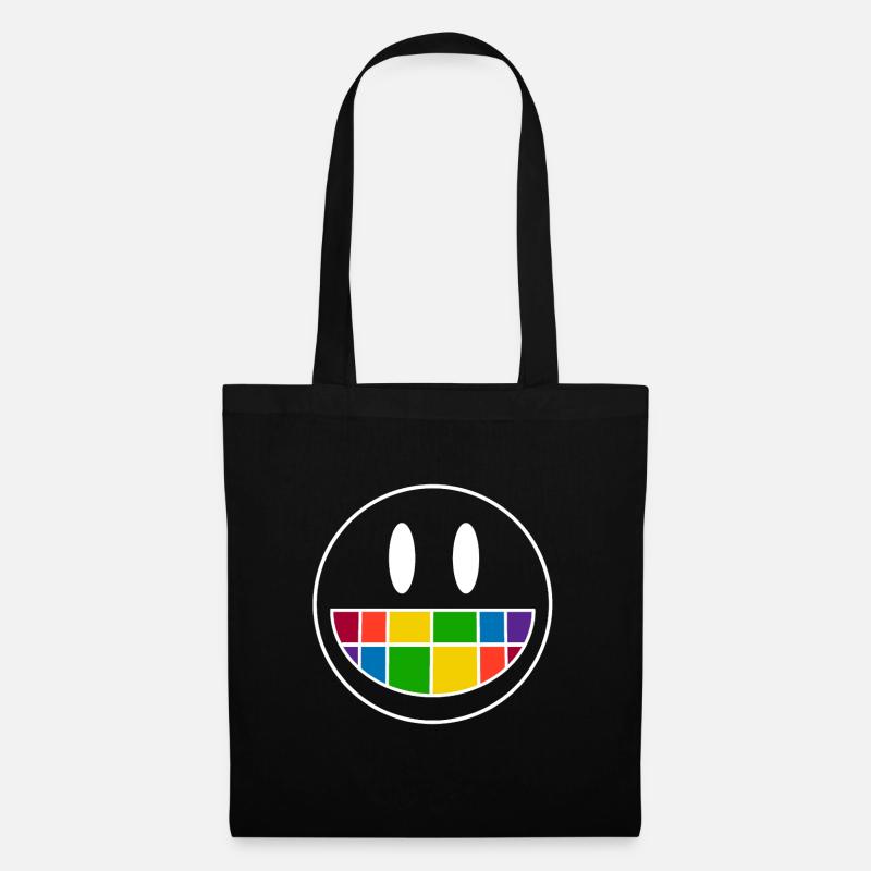 Smiley - Tote Bag - black