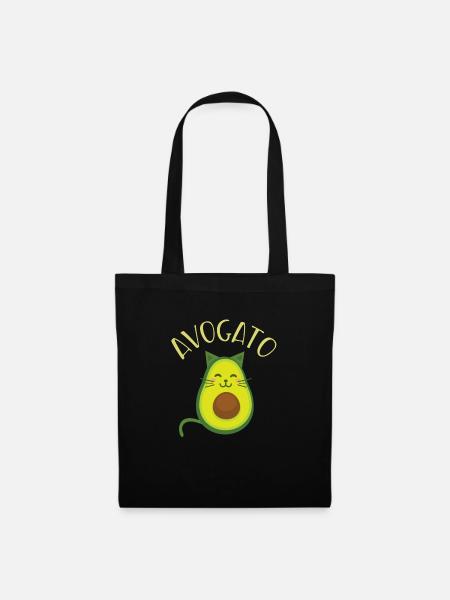 Funny Avogato - Stoffbeutel - Schwarz