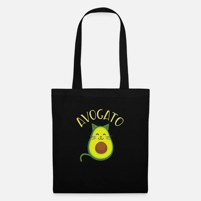 Funny Avogato - Stoffbeutel - Schwarz