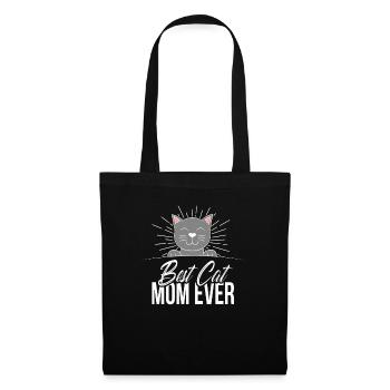 Cat Cats Best Cats Mum Gift Geek - Tote Bag - black - Front